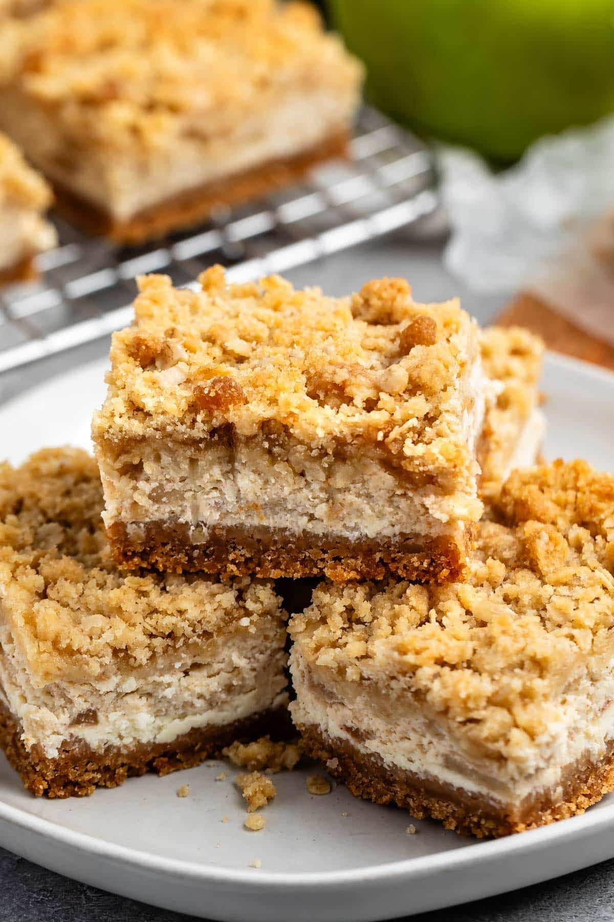 Apple Cheesecake Bars Recipe