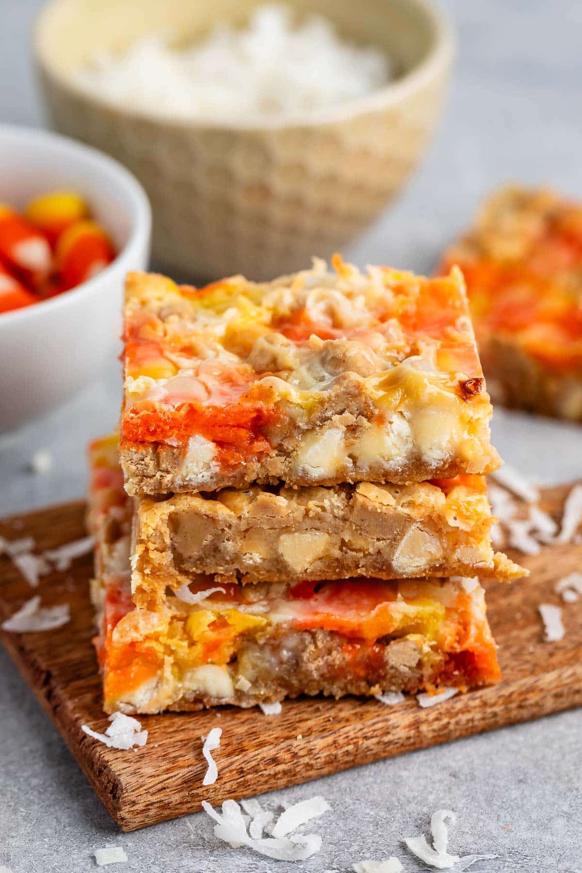 Candy Corn Magic Bars Recipe