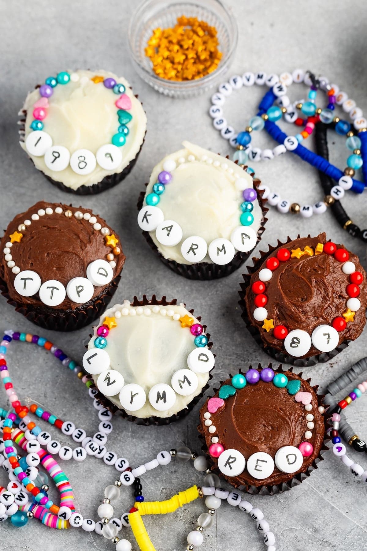 Friendship Bracelet Cupcakes Recipe