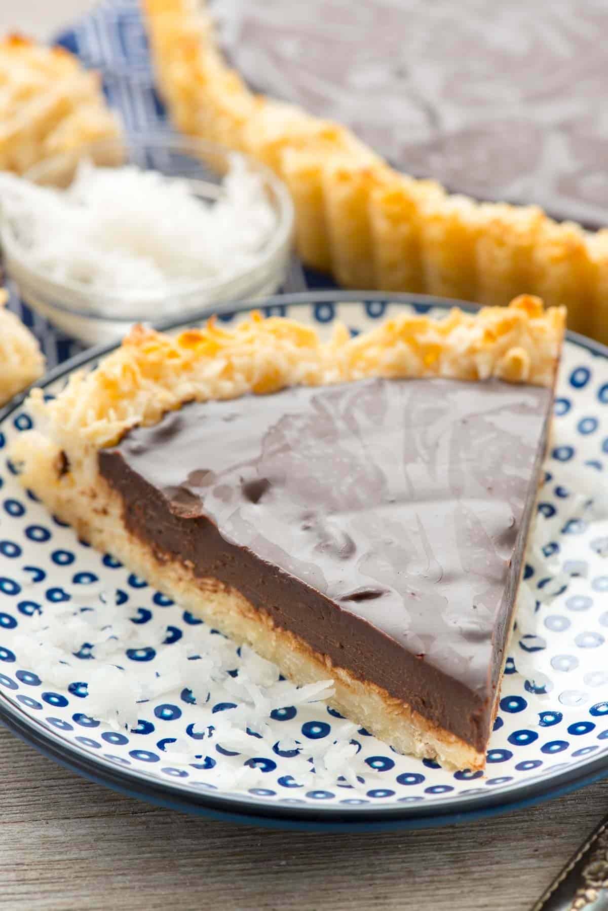Chocolate Macaroon Pie Recipe