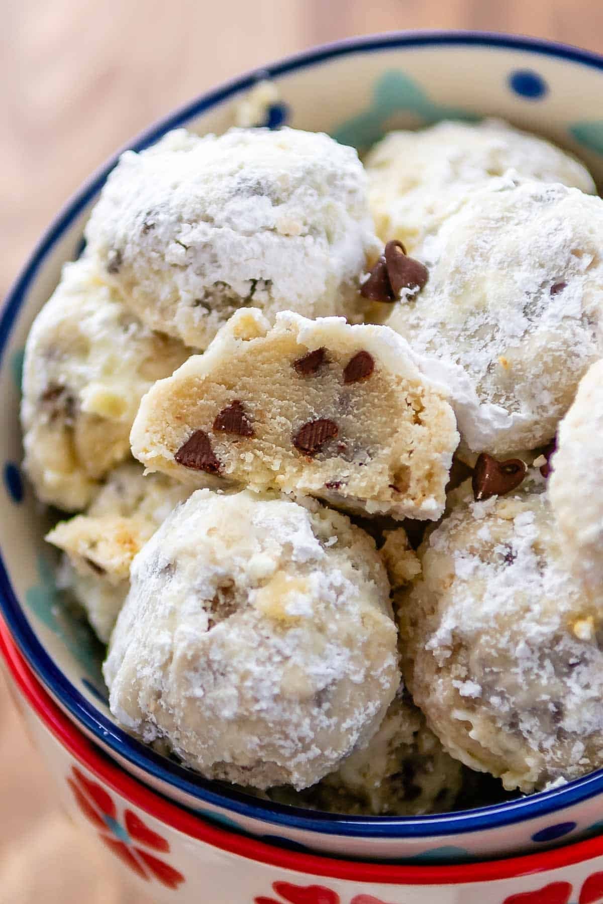 Chocolate Chip Snowball Cookies Recipe