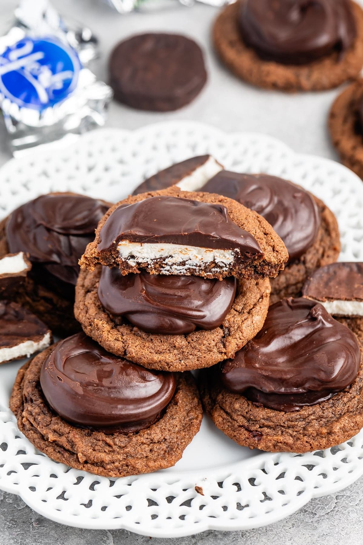 Chocolate Peppermint Patty Cookies Recipe