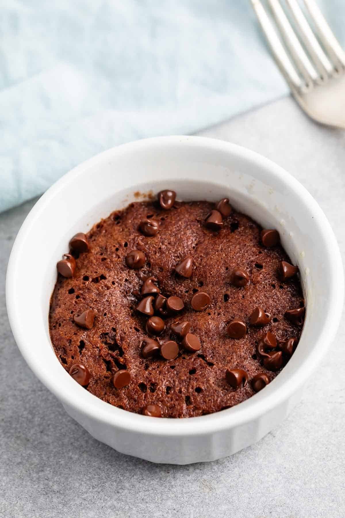 Double Chocolate Chip Mug Cookie Recipe