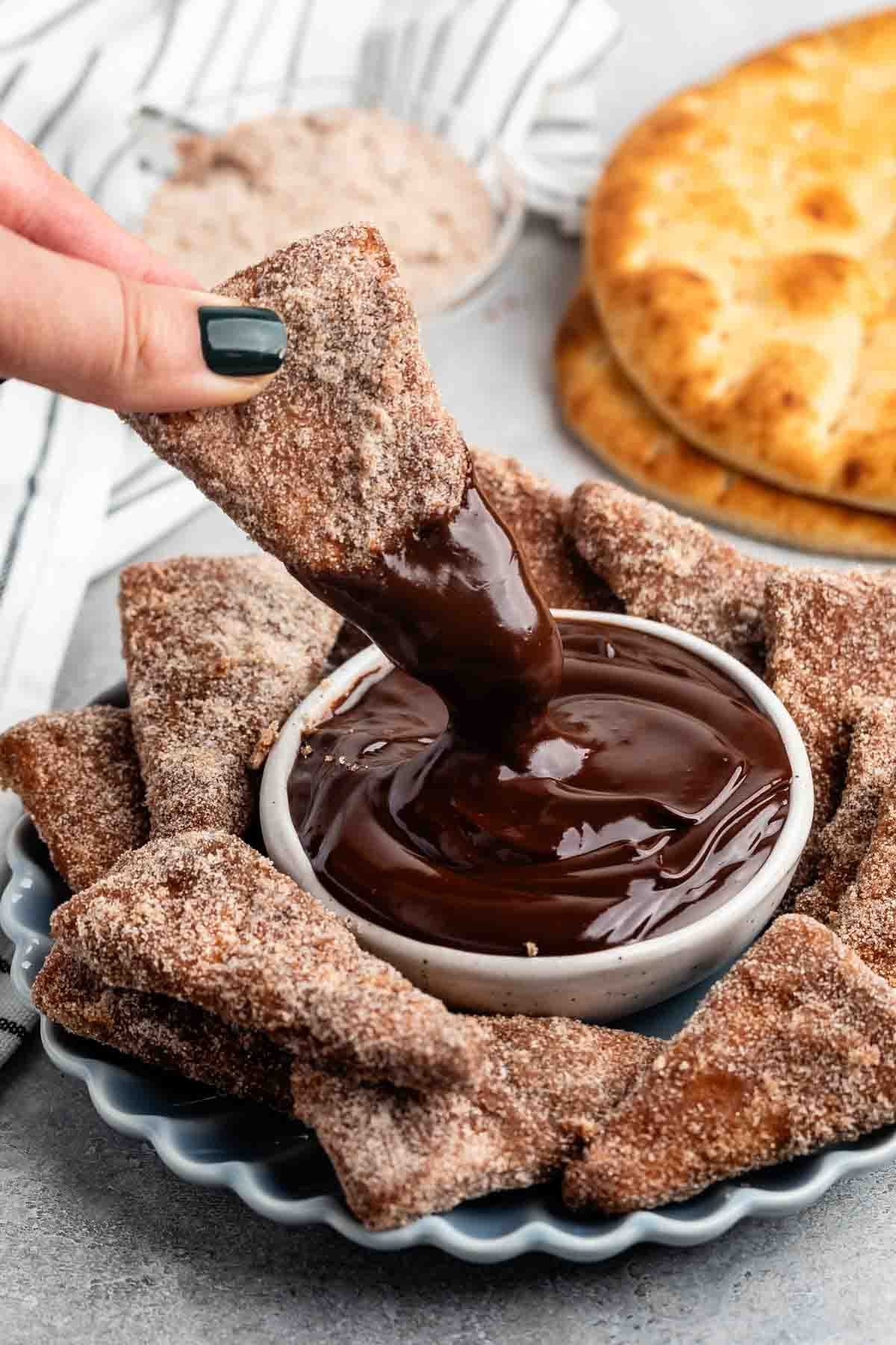 Baked Churro Chips Recipe