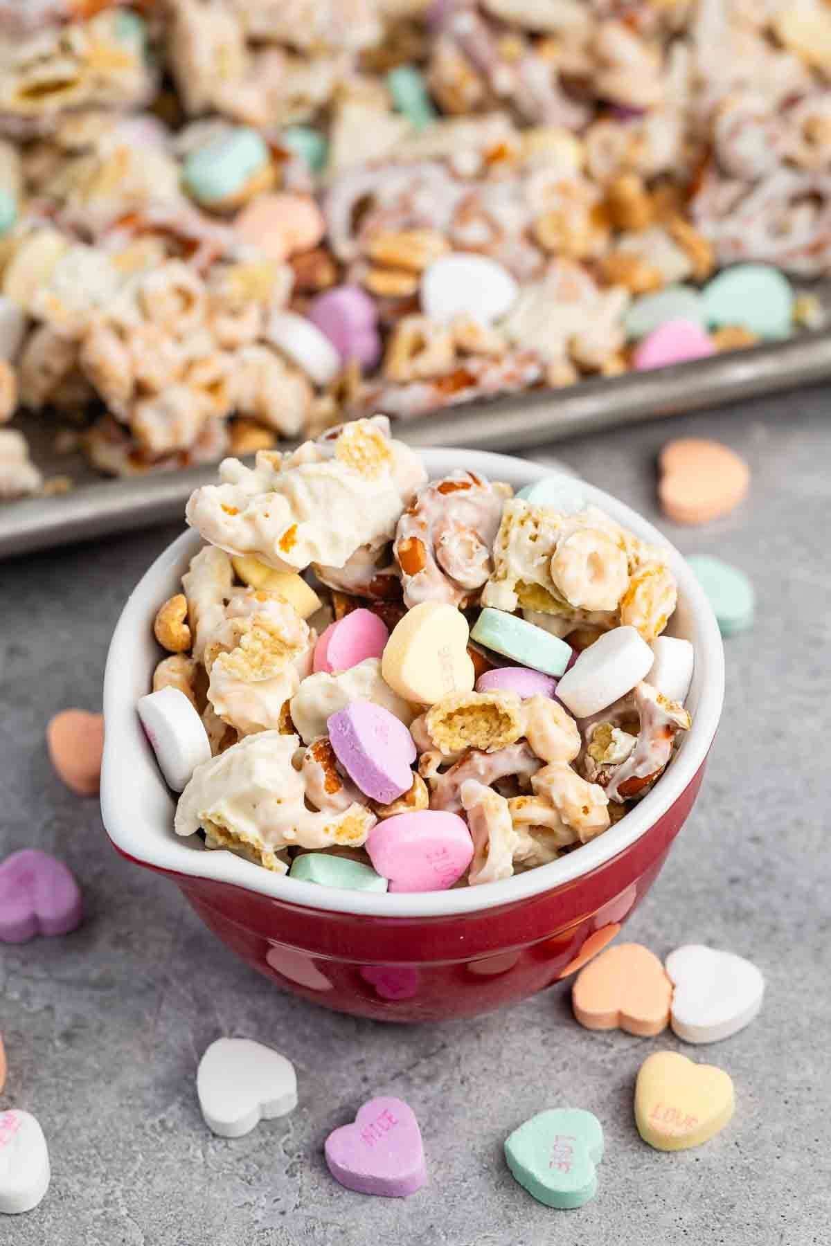 Valentine Chex Mix (Snack Mix) Recipe