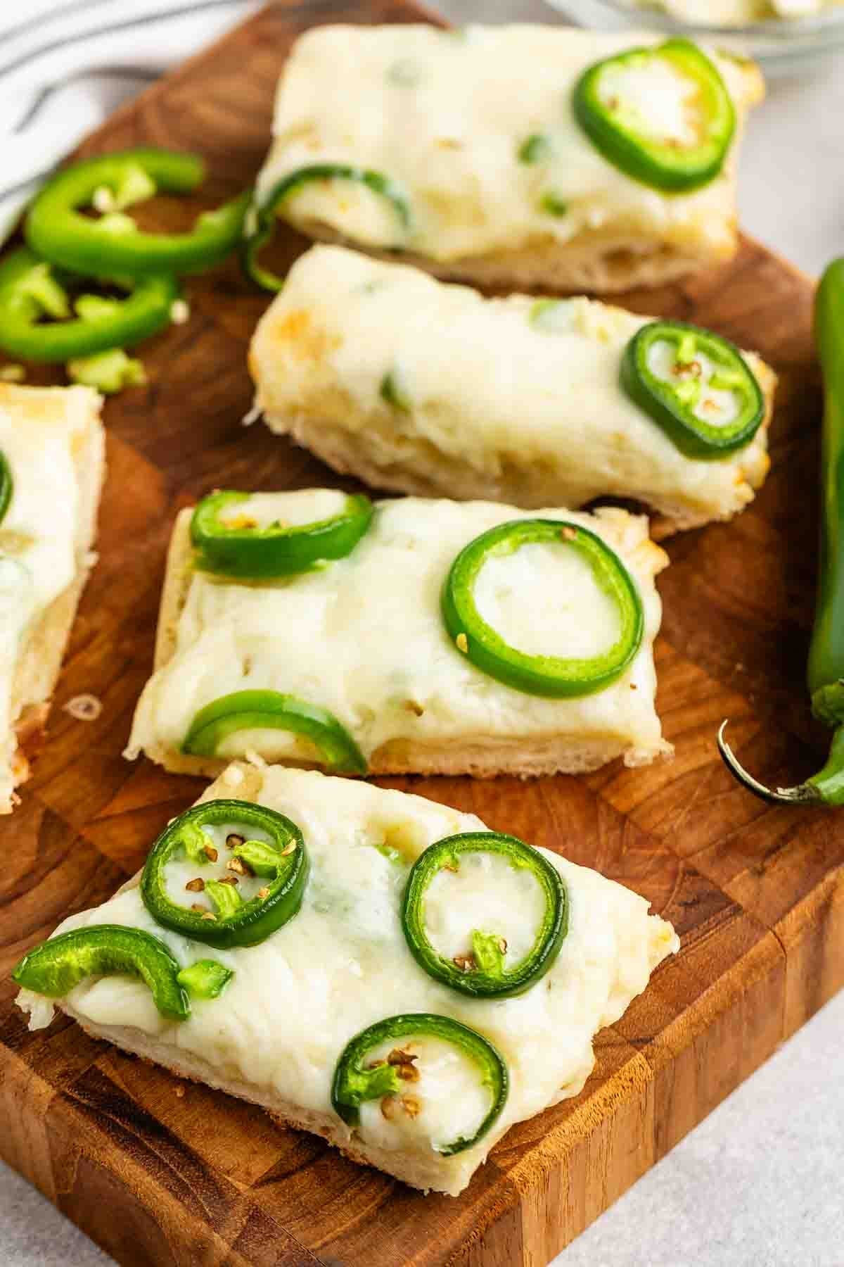 Cheesy Jalapeno Garlic Bread