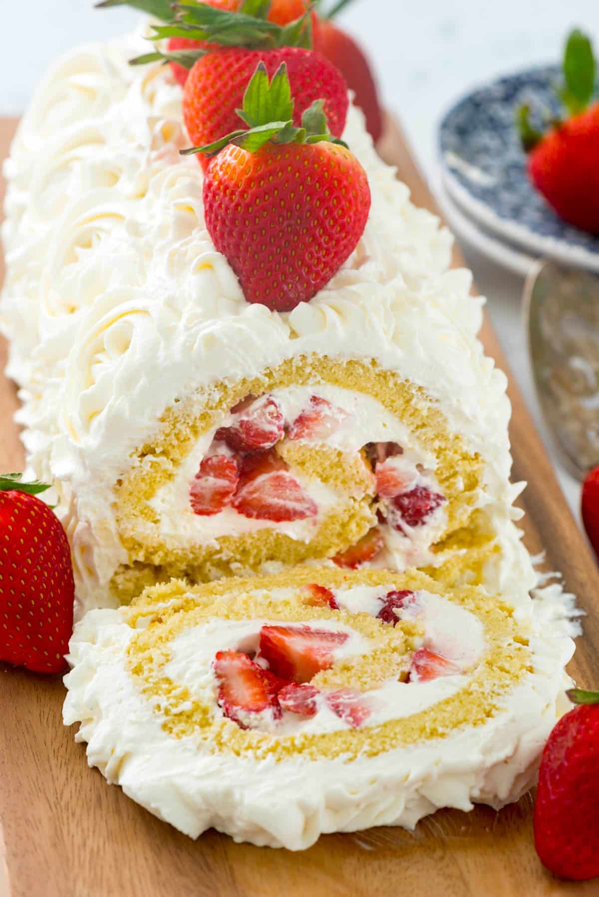 Strawberry Shortcake Cake Roll Recipe