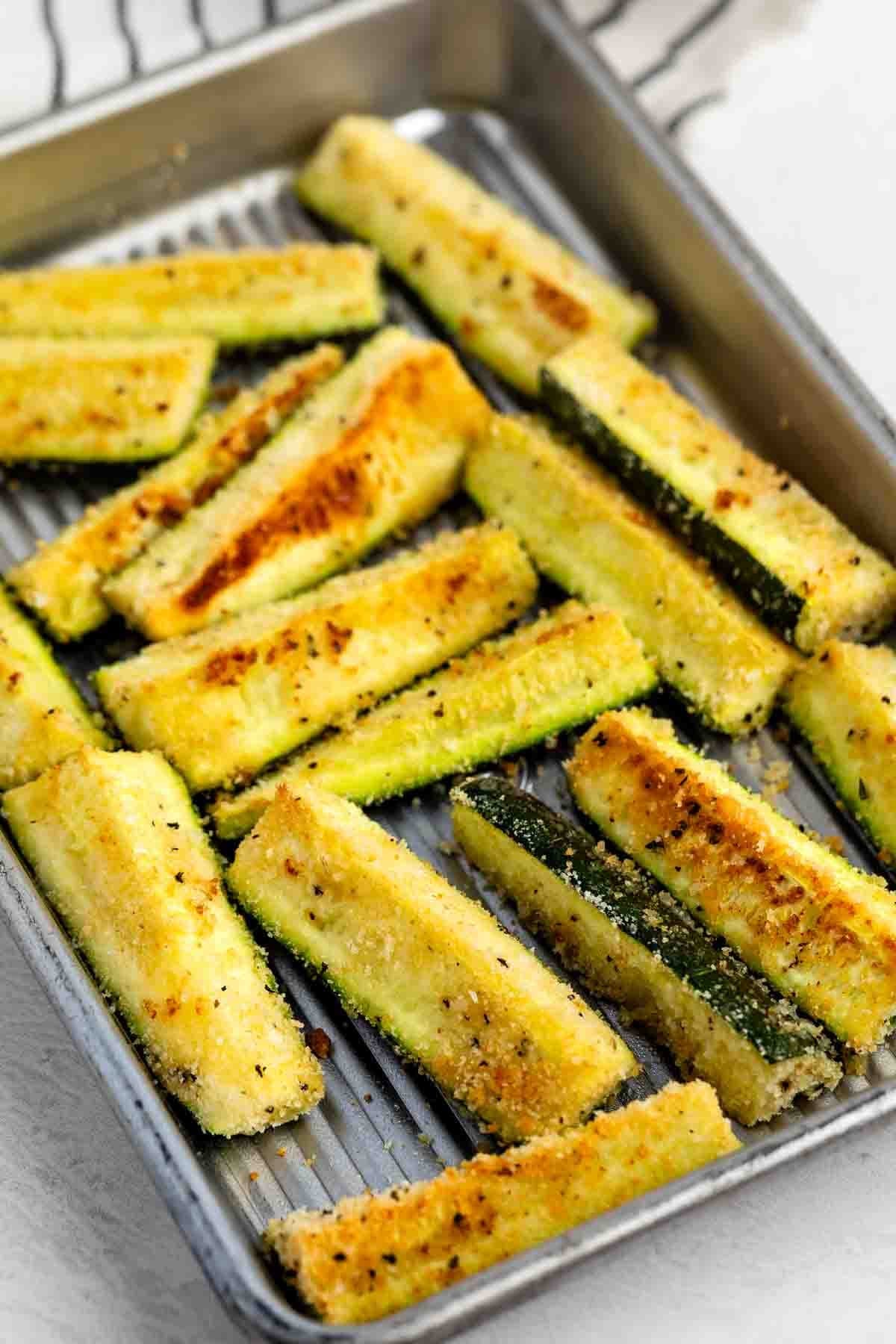 Parmesan Baked Zucchini Recipe