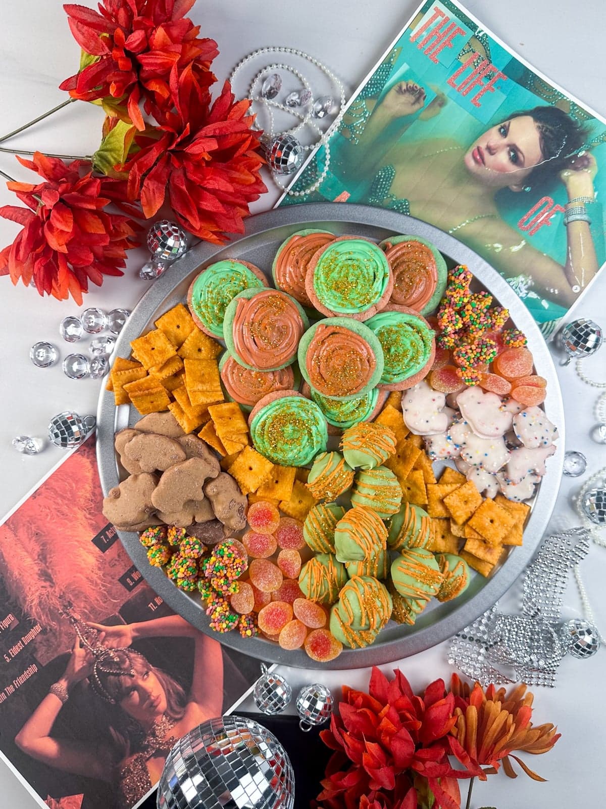 The Life of a Showgirl Dessert Charcuterie Board