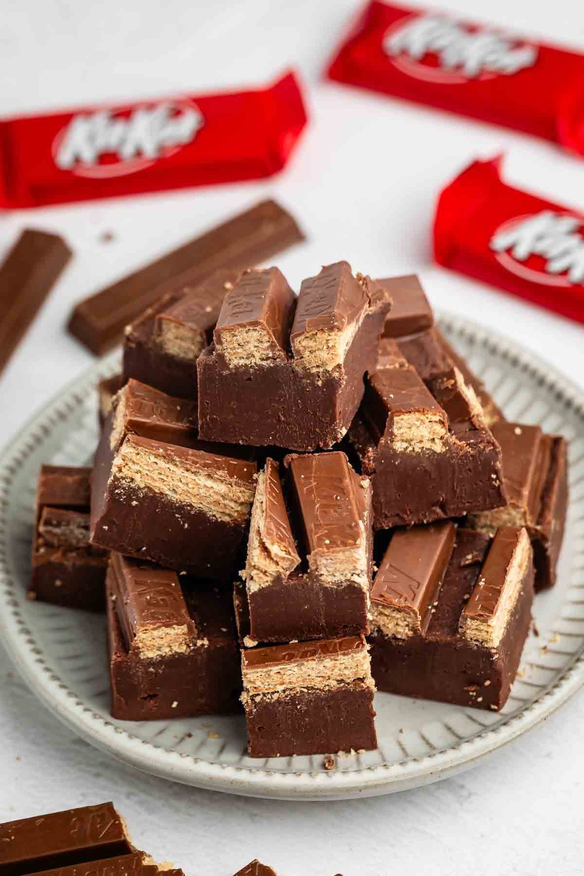 Easy Kit Kat Fudge Recipe