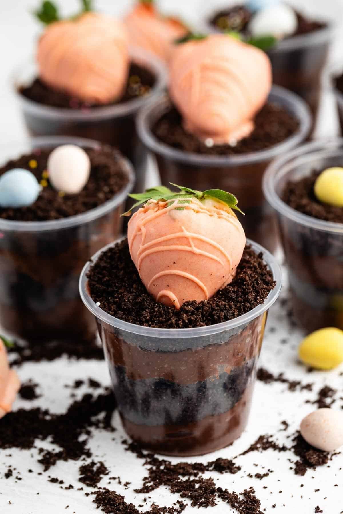 Easter Dirt Cups Recipe