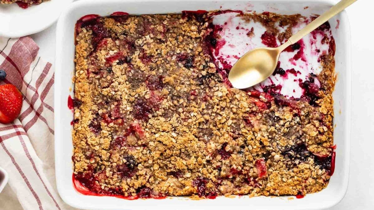 Mixed Berry Crisp Recipe
