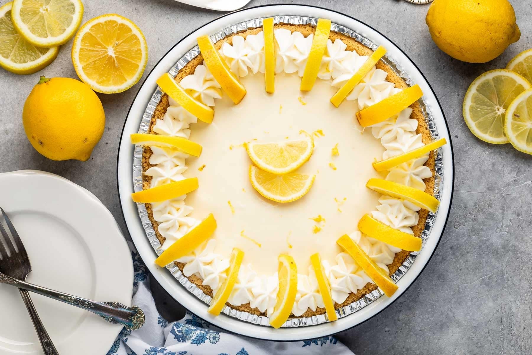 No Bake Lemon Cream Pie Recipe