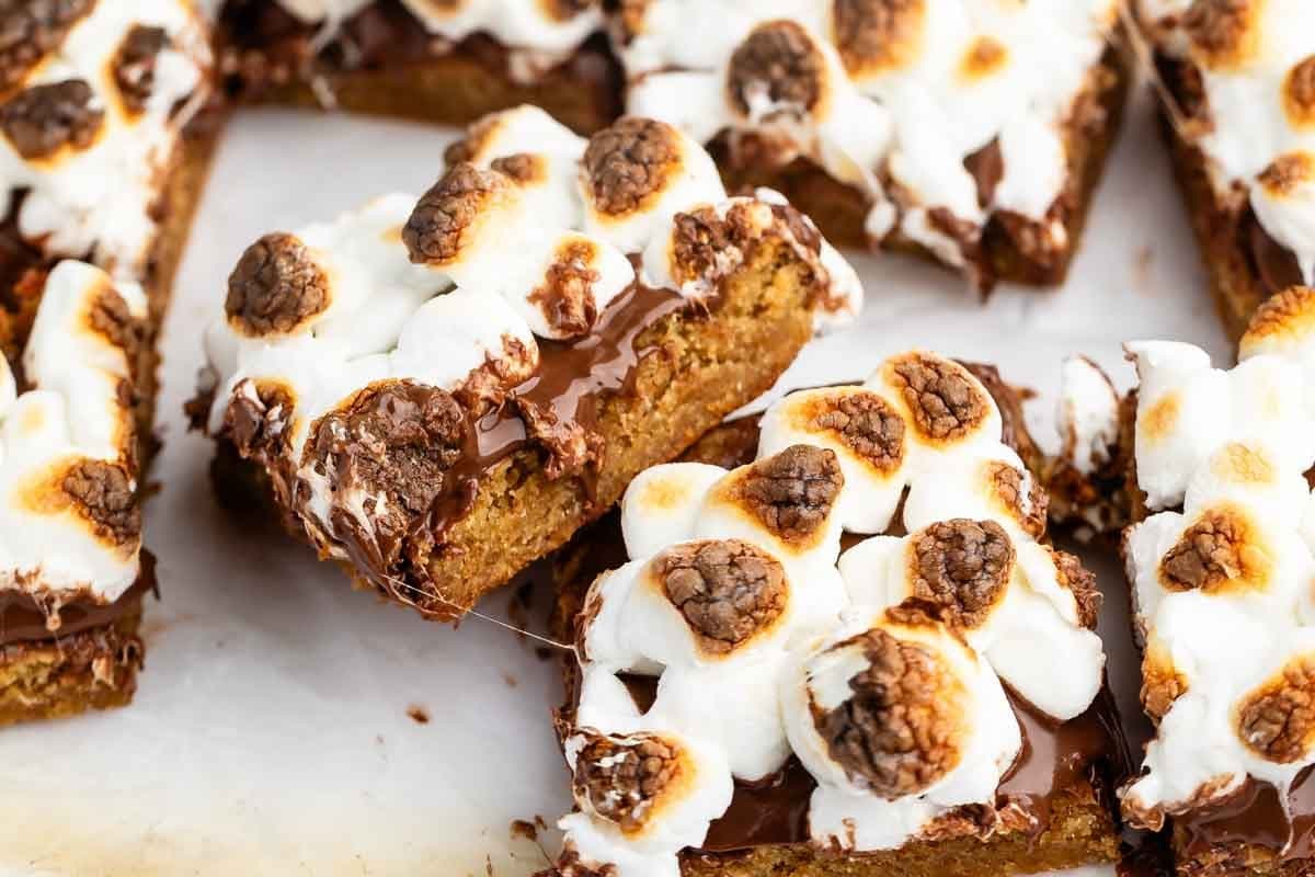 S'mores Blondies Recipe