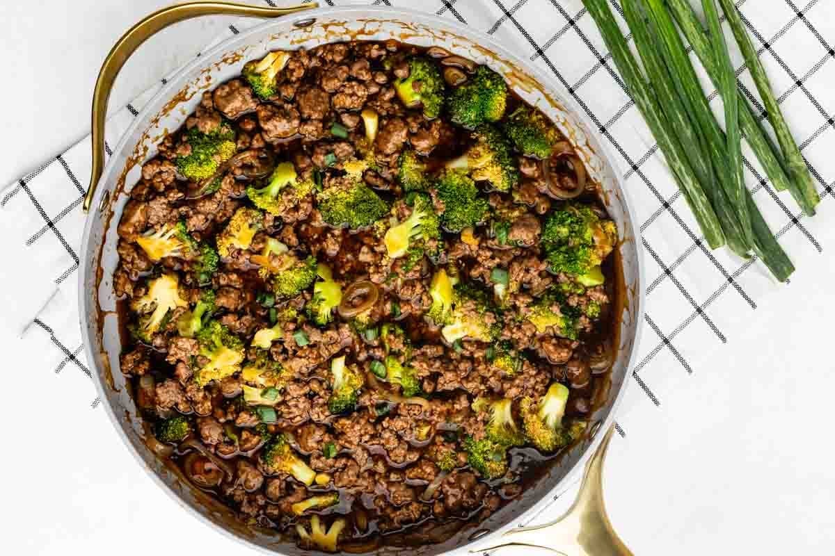 Ground Turkey Stir Fry Recipe with broccoli