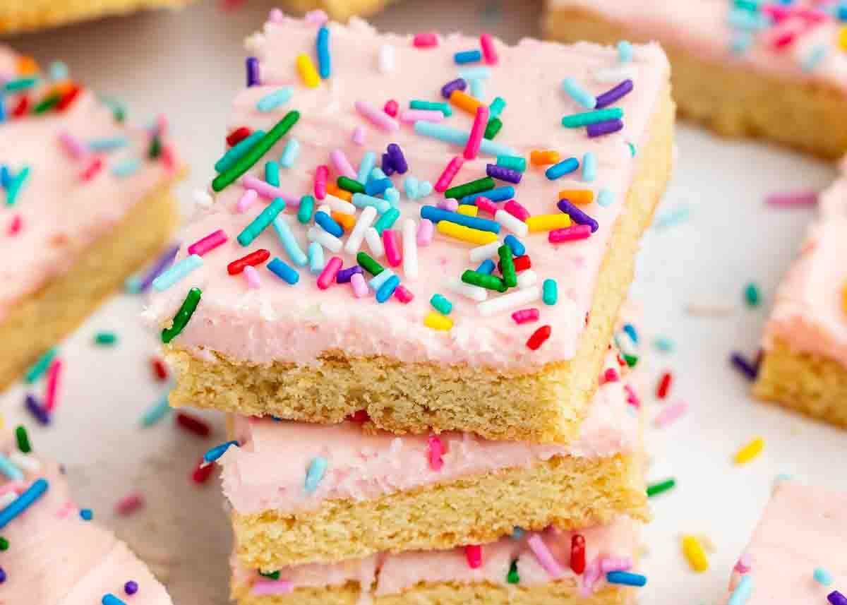 Sugar Cookie Bars Recipe