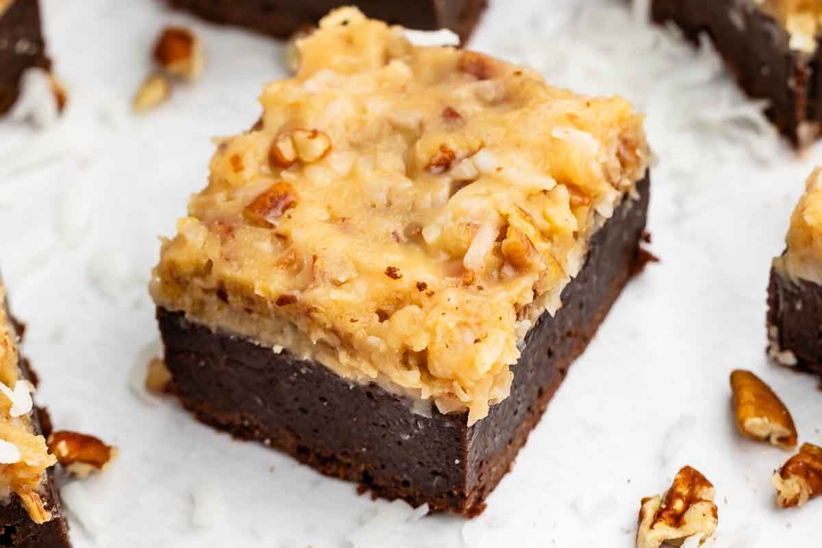 German Chocolate Brownies Recipe