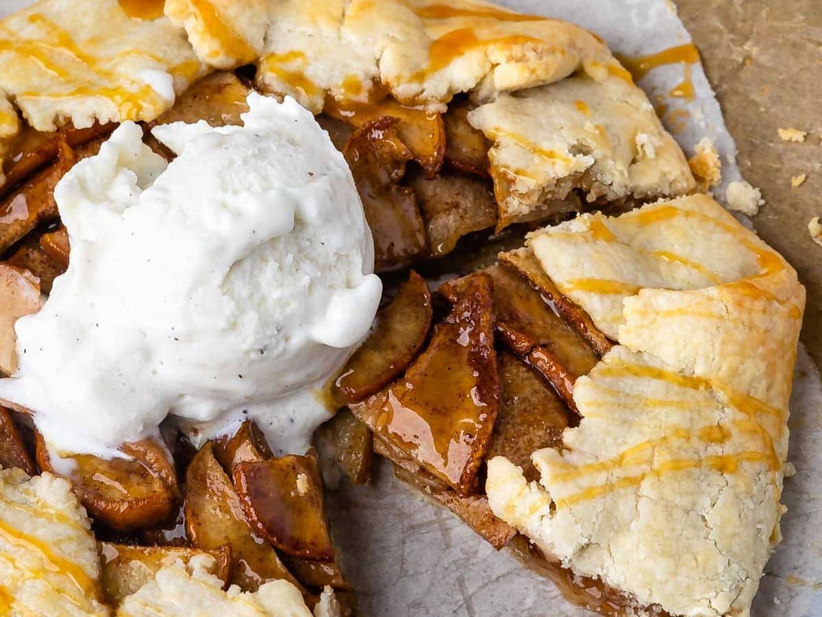Caramel Pear Galette Recipe