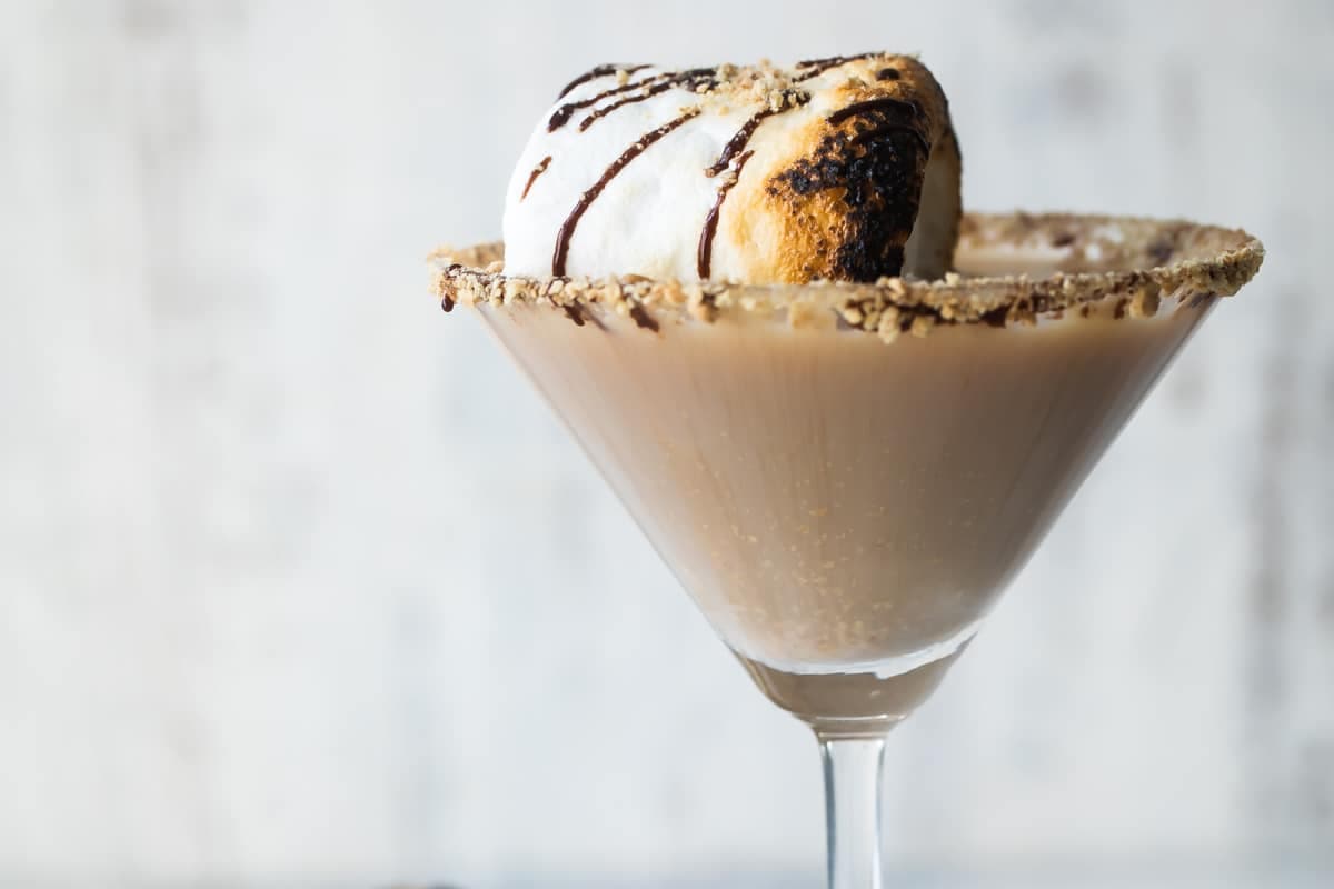 S'mores Chocolate Martini