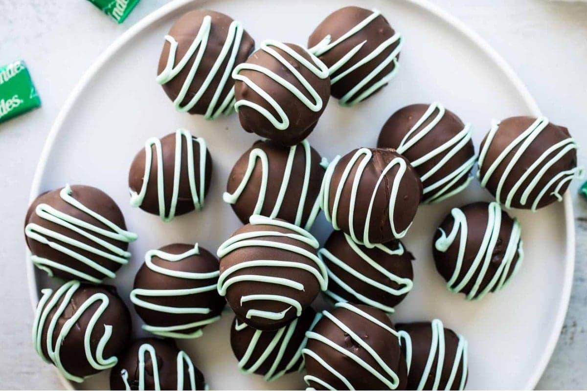Oreo Mint Truffles