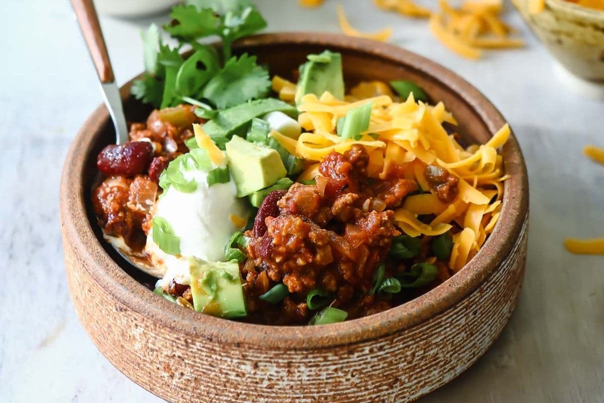 Turkey Chili (Stovetop Recipe)