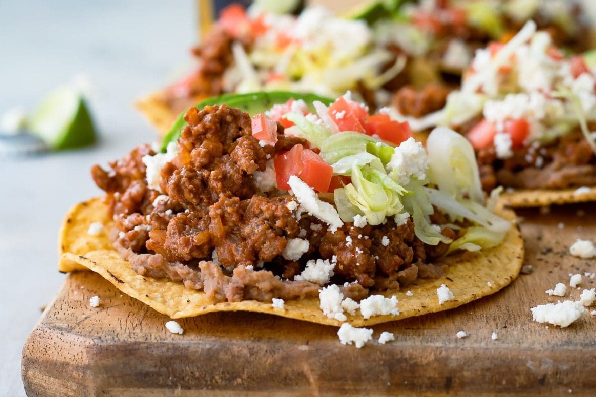 Beef Tostadas