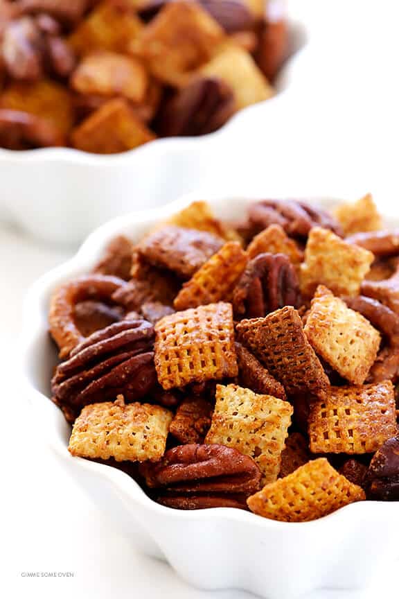 Candied Pecan Chex Mix