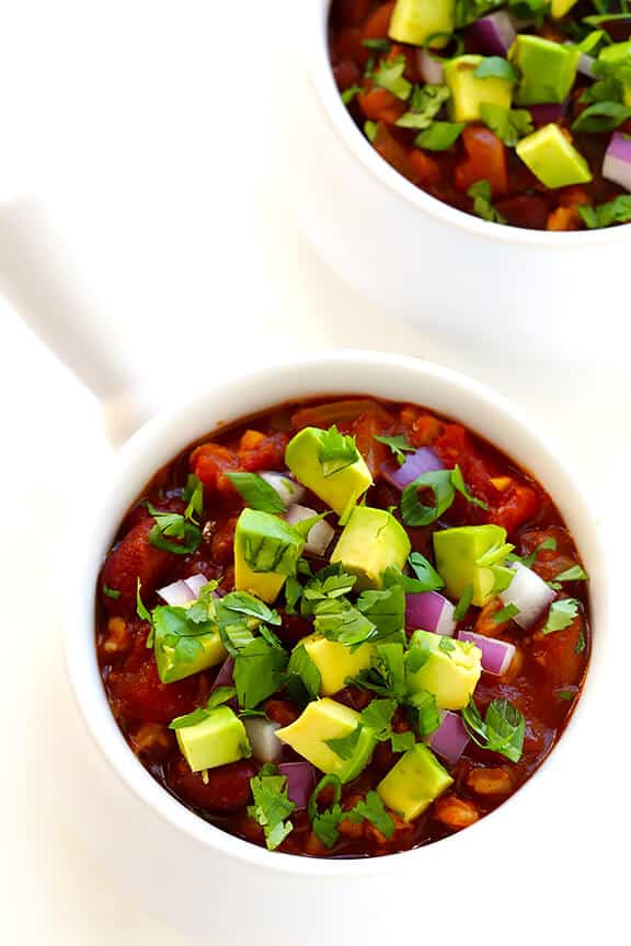 Slow Cooker Vegetarian Chili
